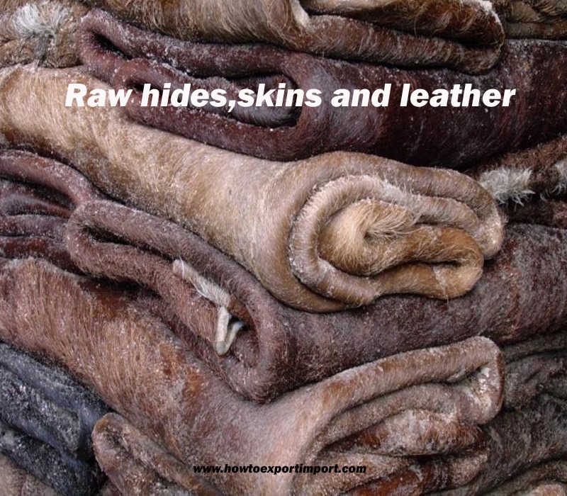 Tips To Exporters To Export Raw Hides And Skins And Leather